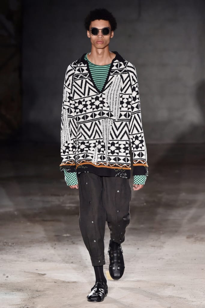 Damir Doma ダミールドーマ レザーパイピング ノーカラー
