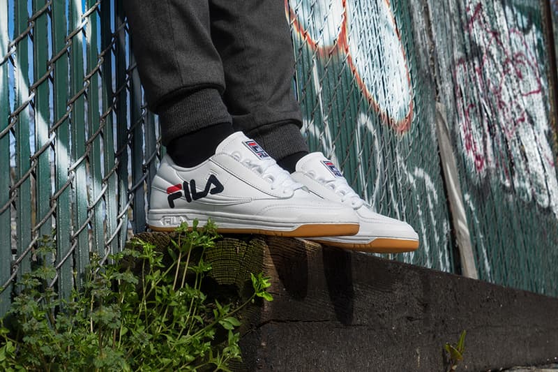 fila korea classic kicks trainers in white