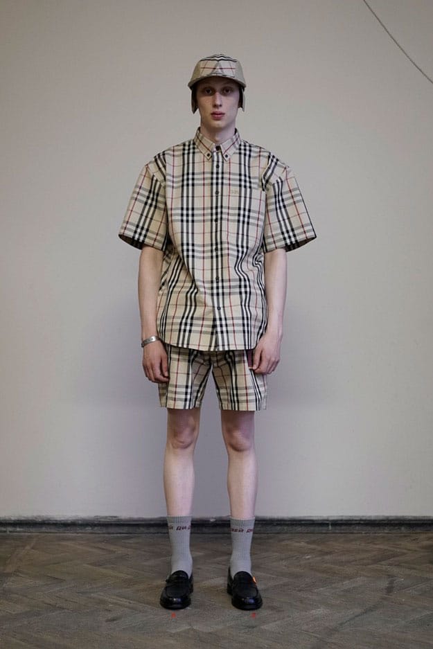 Burberry x clearance gosha rubchinskiy shirt