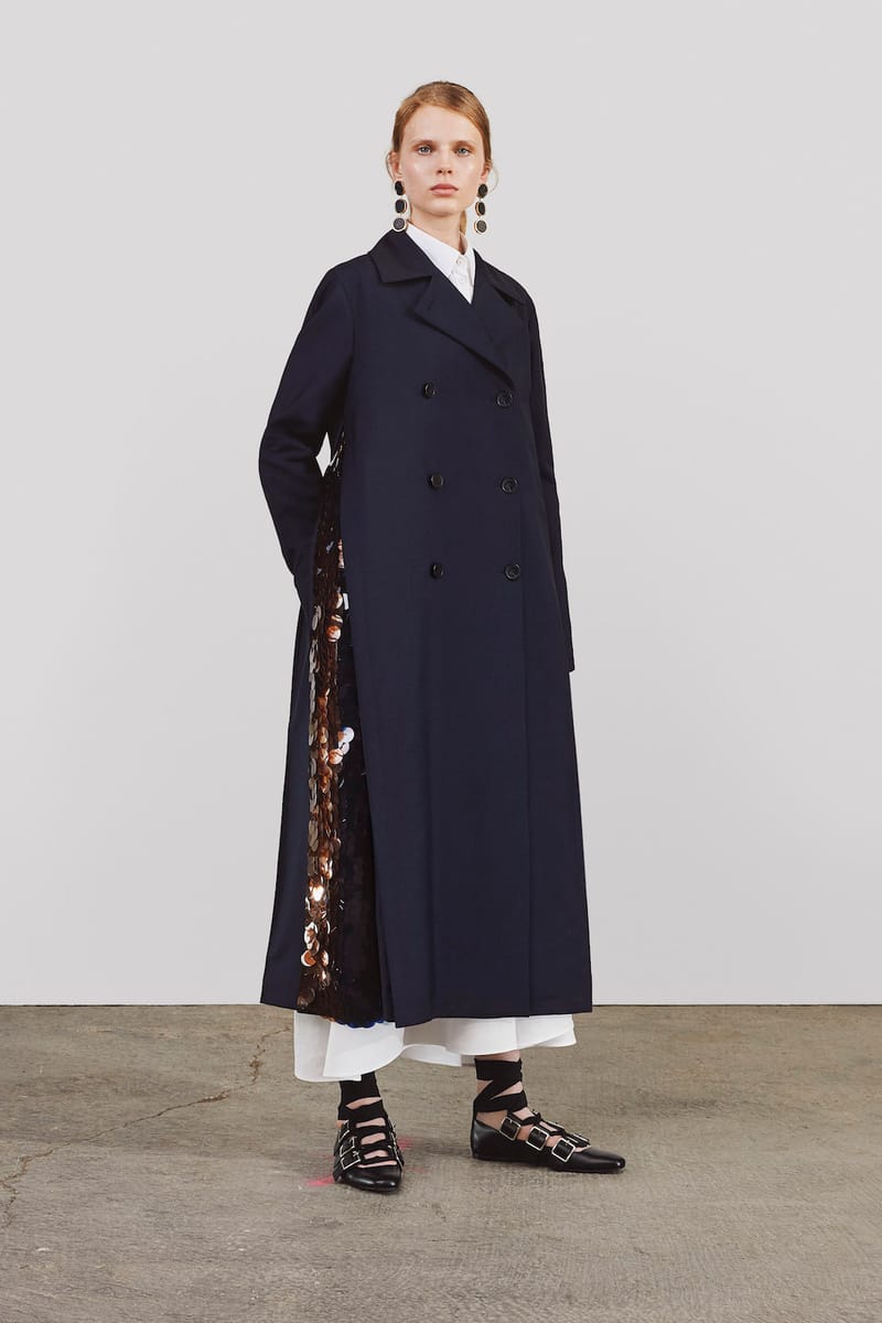 ジルサンダー コート　ネイビー　2018aw コレクションアイテム JIL SANDER 2018ss coat