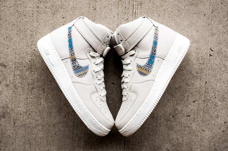 all blue nike air force 1 lv8 high top