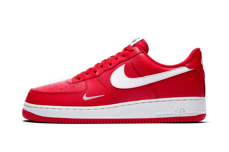 Air force best sale one small swoosh