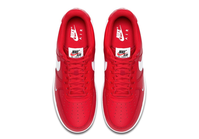 Nike Air Force 1 Low Mini Swoosh University Red | Hypebeast