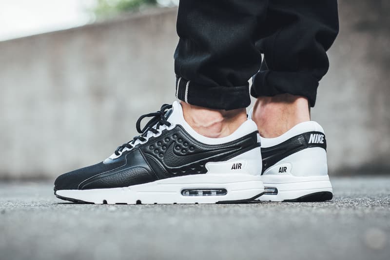 nike air max zero white black