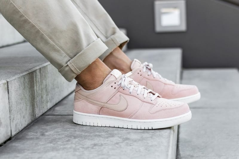 pink suede nike