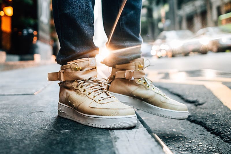 Nike sf store af1 beige