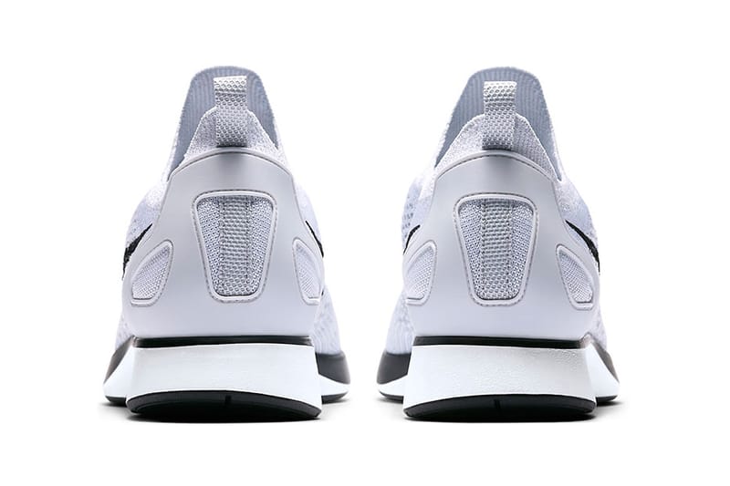 Sportswear air zoom 2025 mariah flyknit racer white/white/black