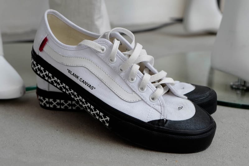 Vans and store off white