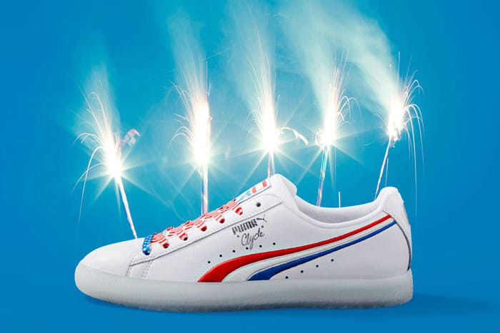 Puma clyde 4th of july on sale