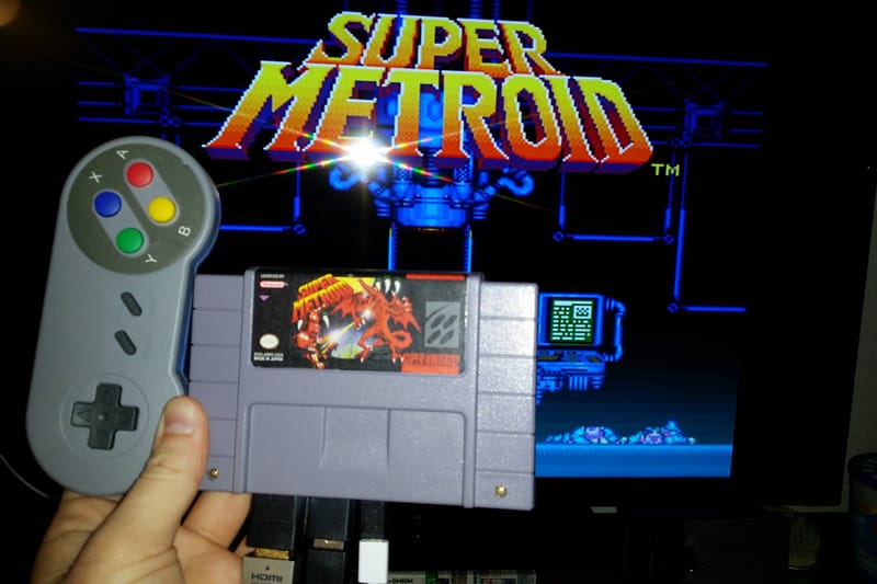 Super metroid deals snes cartridge