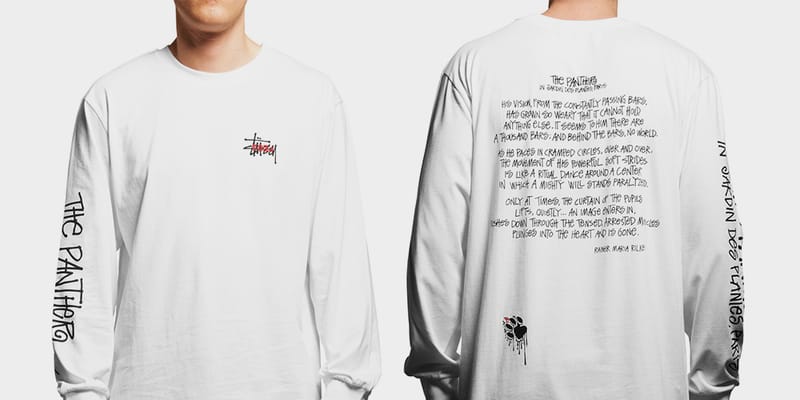 Stussy x 032c Panther Long Sleeve Collaboration | Hypebeast