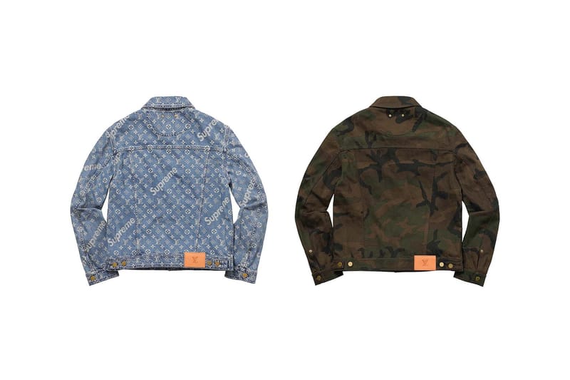 Supreme x louis on sale vuitton denim jacket