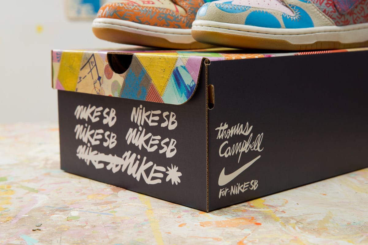 Thomas Campbell Nike SB Dunk Atlas Exclusive Box | Hypebeast