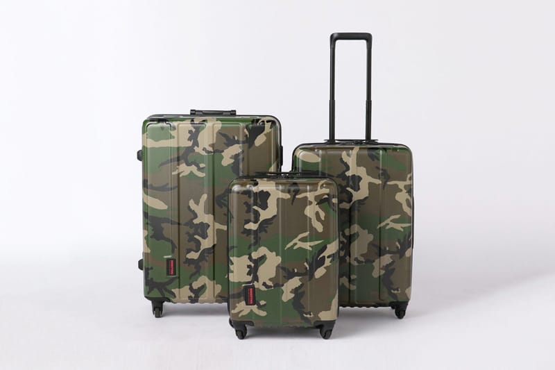 UNITED ARROWS x BRIEFING Camo Suitcases | Hypebeast