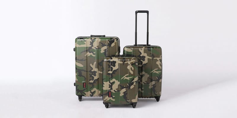 UNITED ARROWS x BRIEFING Camo Suitcases | Hypebeast