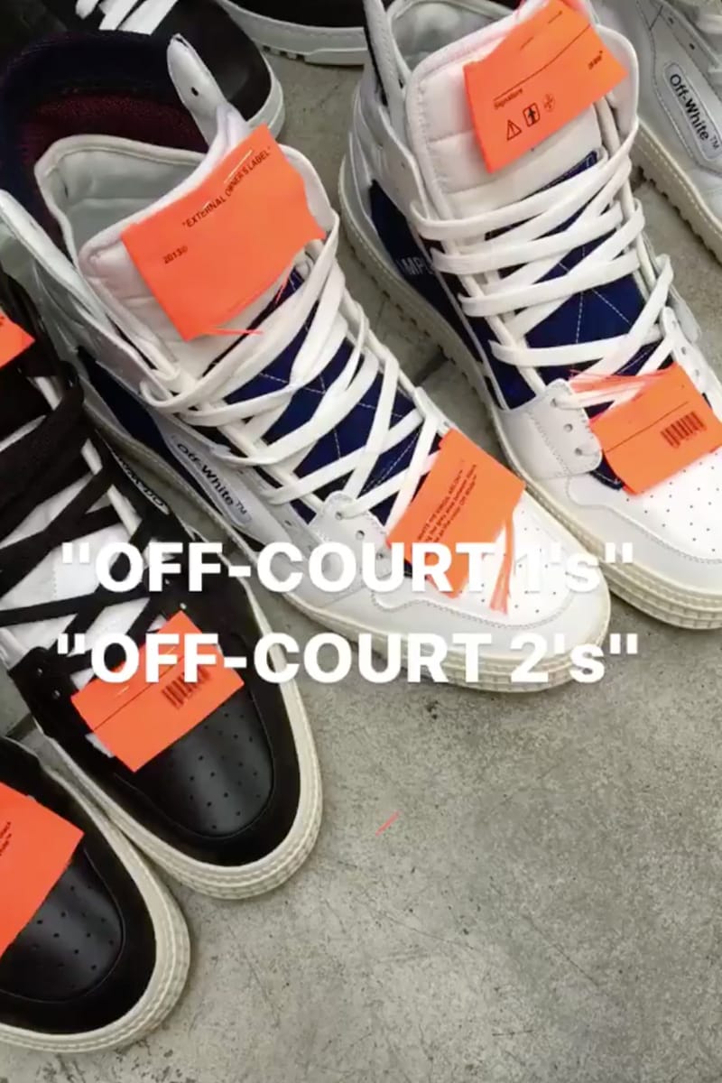 Off white label sneakers best sale