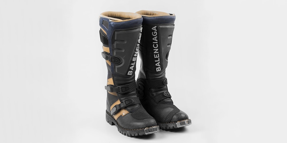balenciaga motorcycle boots