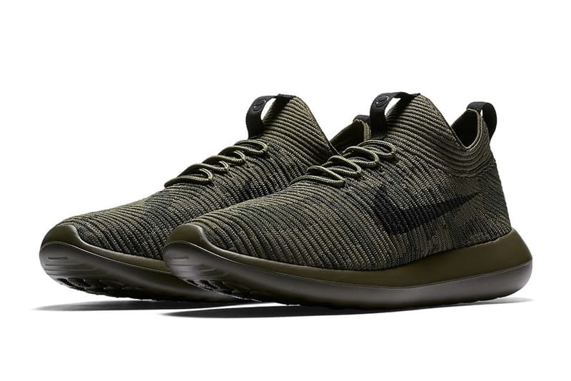 nike roshe 2 flyknit v2 black