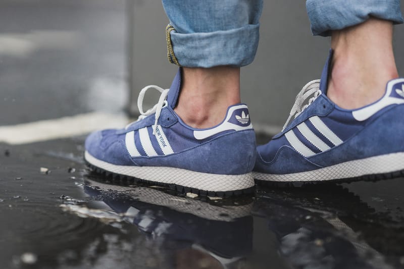 Adidas new york shoes sales blue