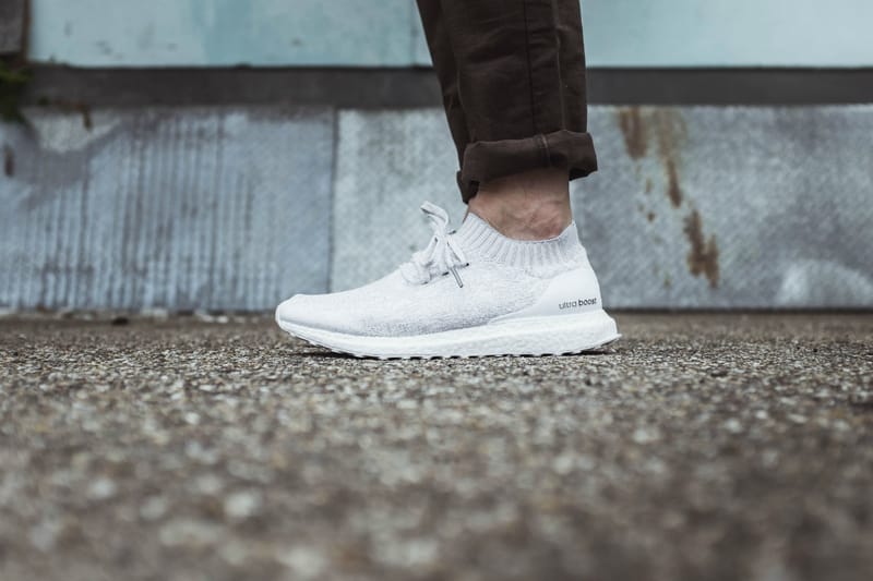 Ultra boost triple outlet white uncaged custom