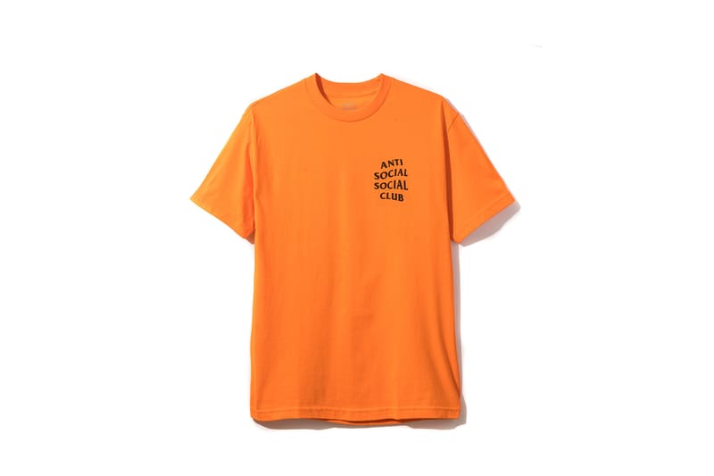 Anti Social Social online club Orange Shanghai Tee Size Small