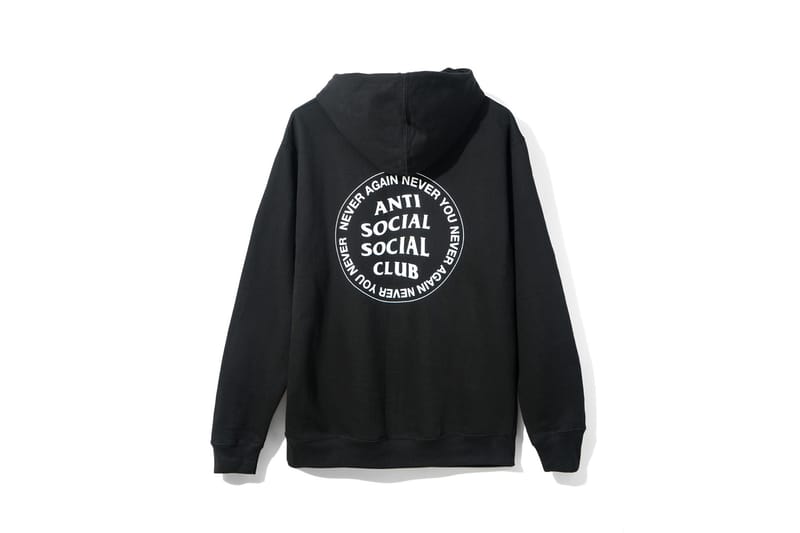 Assc never again shop never you hoodie