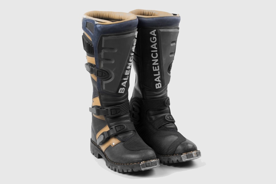 balenciaga motorcycle boots