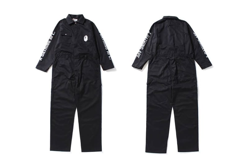 A Bathing Ape 2017 Summer Black Jumpsuit | Hypebeast