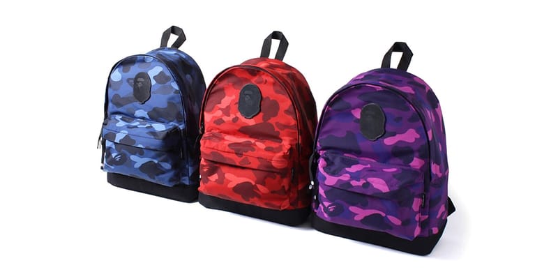 A Bathing Ape Color Camo Day Pack for New York | Hypebeast