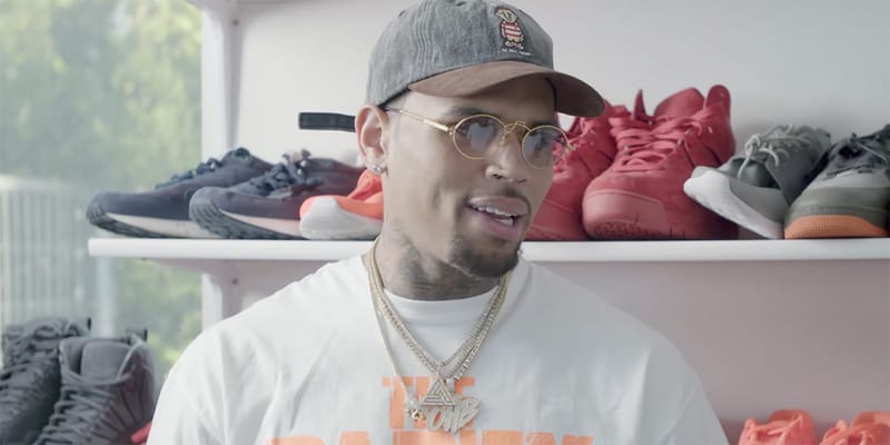 chris brown nike cortez