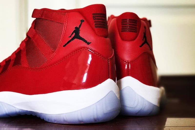 Air jordan xi gym on sale red