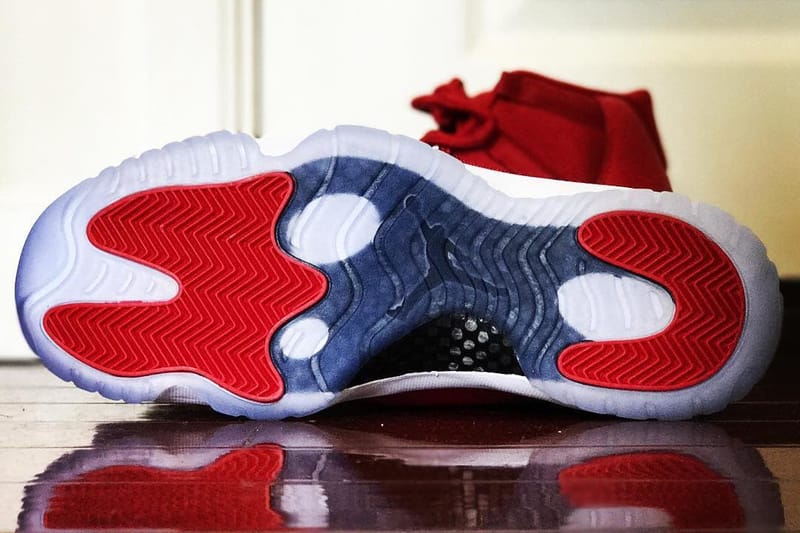 Blue and best sale red jordan 11