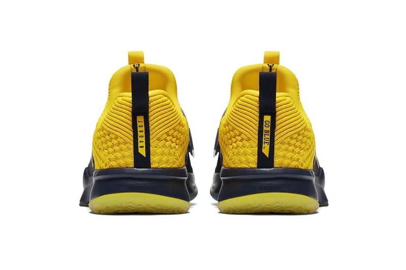 Jordan university of michigan football trainer 2 flyknit cheap training shoes