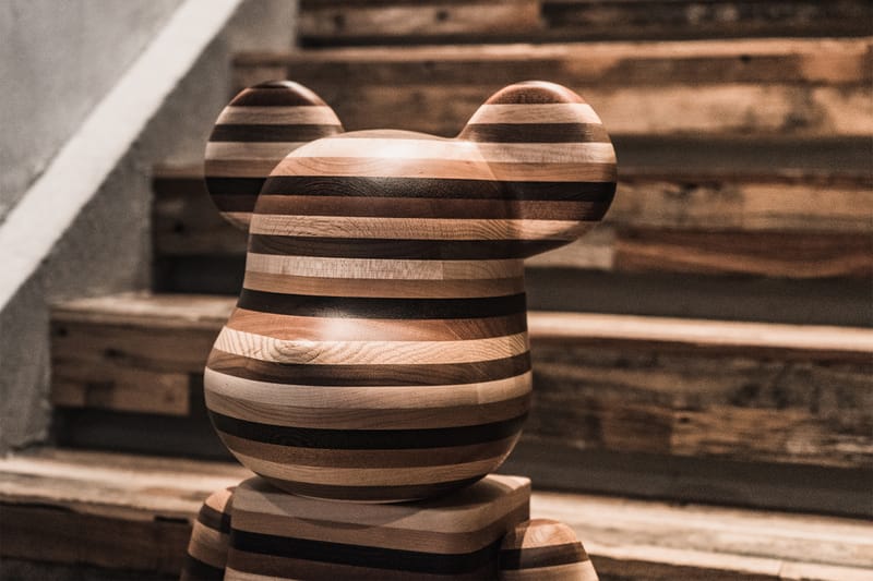 Karimoku x Medicom Toy 1000% Wood Bearbrick | Hypebeast
