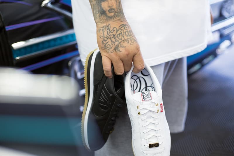 nike cortez mister cartoon white