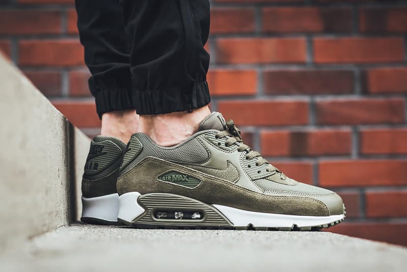 air max 90 leather olive