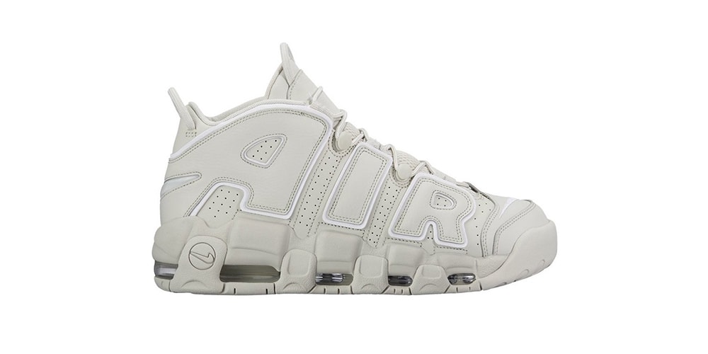 nike uptempo light bone