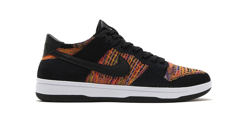 multi coloured nike dunks