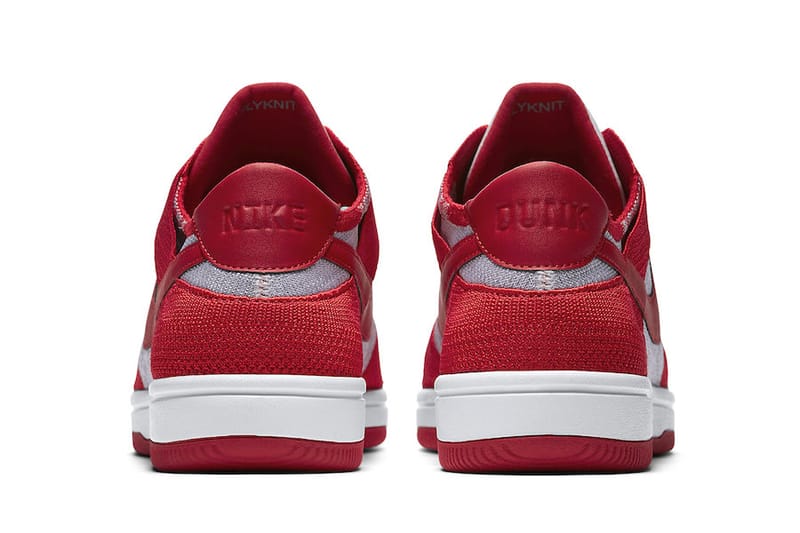 Nike dunk shop low flyknit red