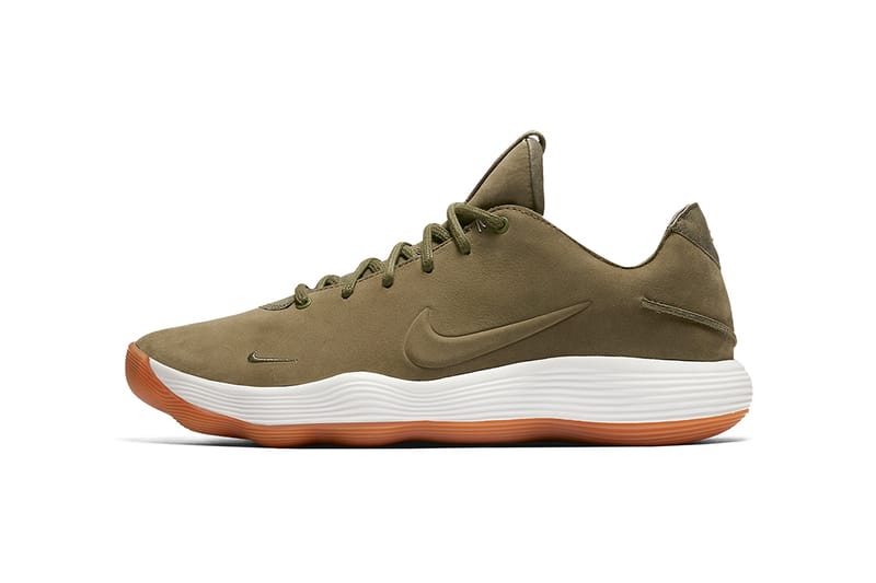 Nike Hyperdunk Low 2017 Premium Olive Suede Gum Hypebeast