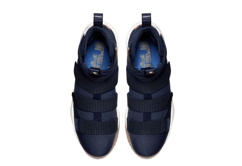 Navy lebron shop soldier 11