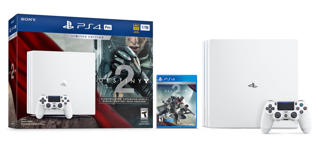 Sony Glacier White PS4 Pro дебютирует с Destiny 2 в сентябре