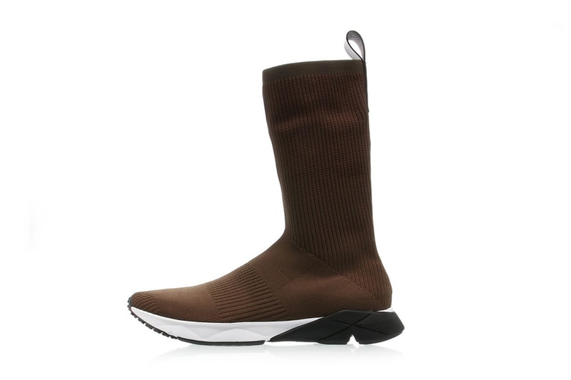 reebok sock runner black