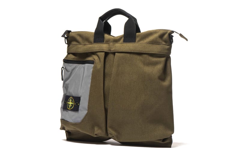 Stone Island Nylon Panama Helmet Bag | Hypebeast