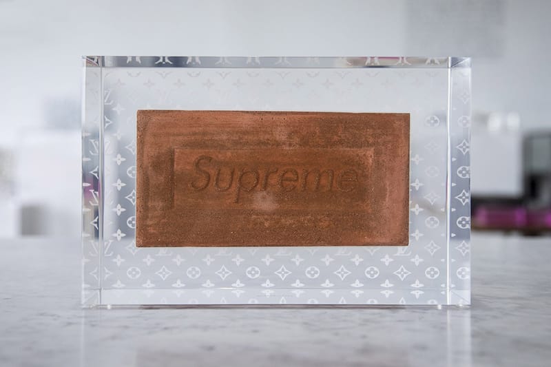 The Supreme Brick Gets Encased in Louis Vuitton | Hypebeast