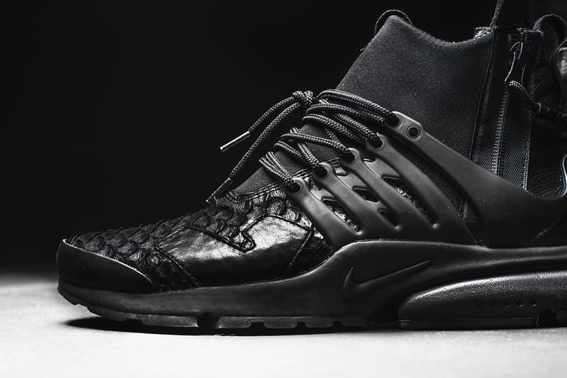 Air presto mid x acronym black training clearance shoes