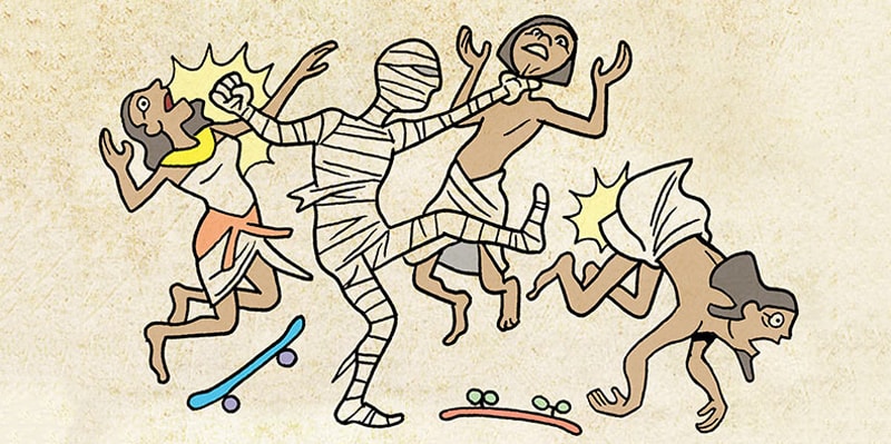 «Иероглифы на скейтборде» Трэшера — дурацкое руководство по измельчению в Древнем Египте