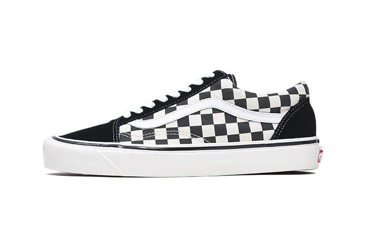 Vans anaheim old on sale skool checkerboard women's