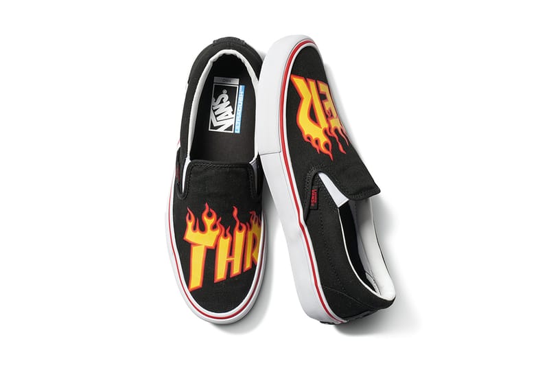 Vans slip 2024 on x thrasher