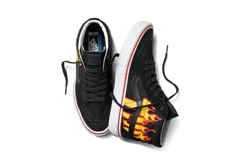 Low top best sale thrasher vans